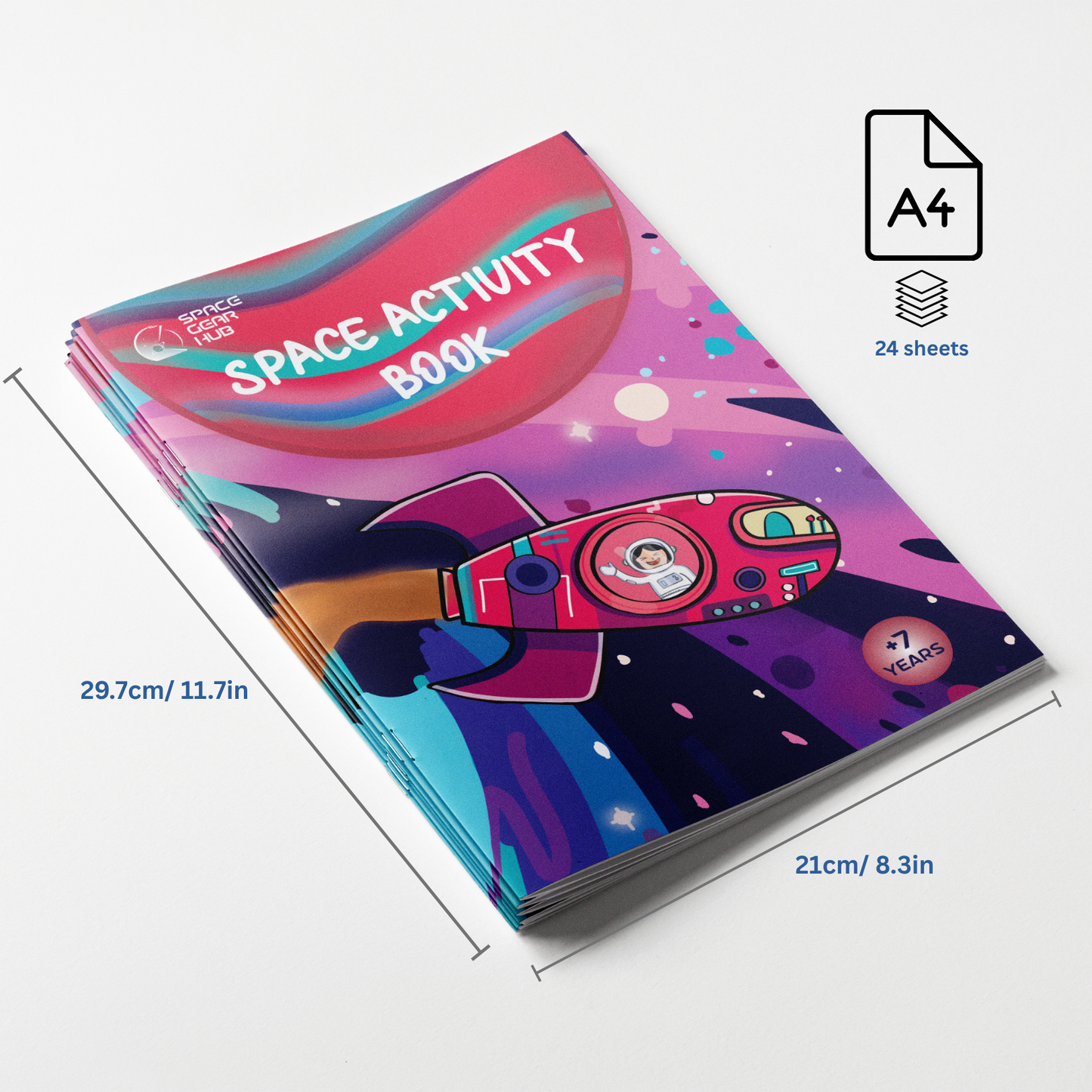 كتاب الانشطه في الفضاء - Space Activity Book