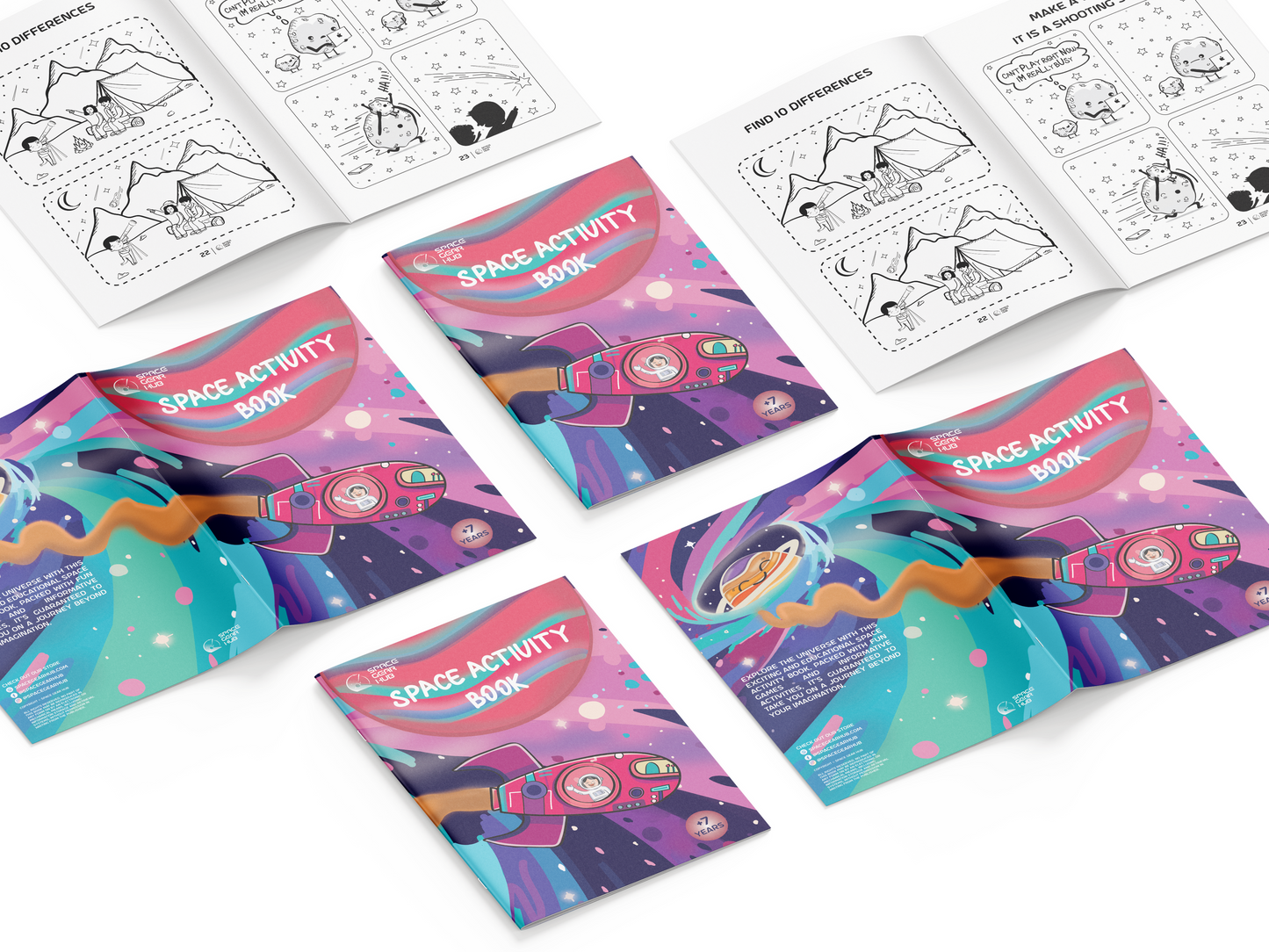 كتاب الانشطه في الفضاء - Space Activity Book