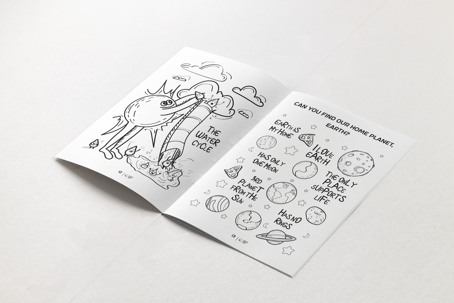 كتاب الانشطه في الفضاء - Space Activity Book