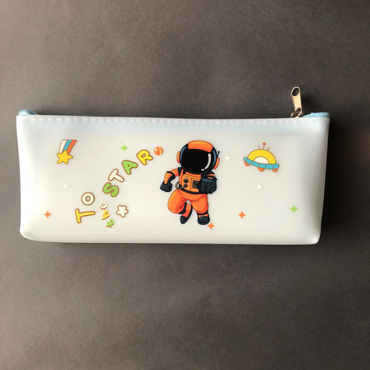 Astronaut Silicon Pencil Case - مقلمة سيليكون