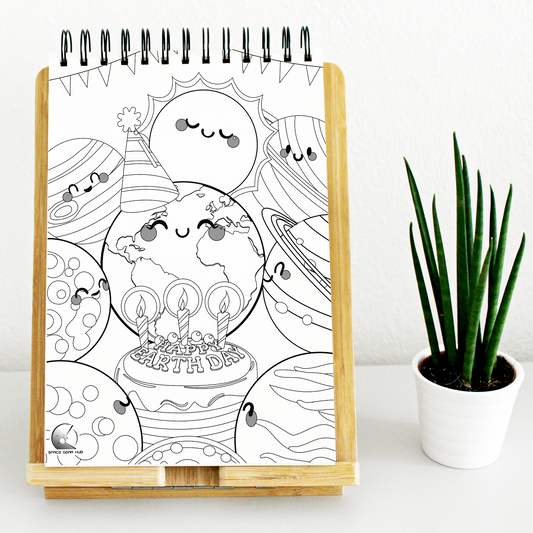 Fun Space Book for Coloring - تلوين في الفضاء