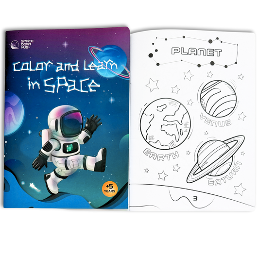 تلوين في الفضاء -Space Color & Learn