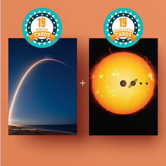 Astronomy and Solar System Poster Cards Set -  مجموعة بوسترات في علم الفلك والنظام الشمسي